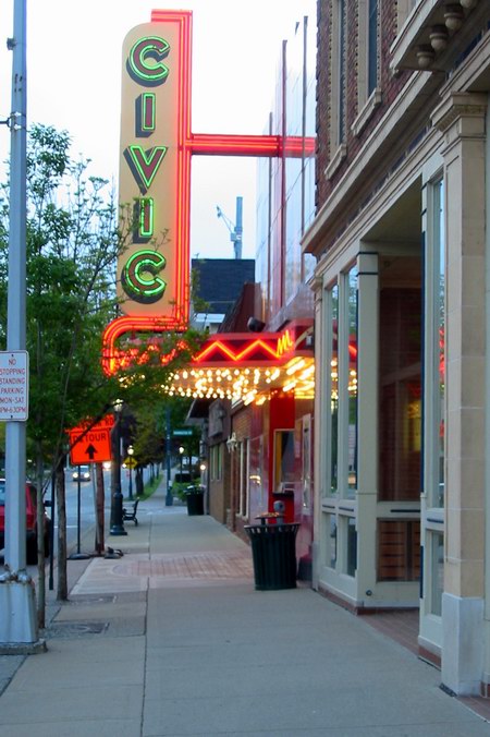 Farmington Civic Theater - From The Sidewalk (newer photo)
